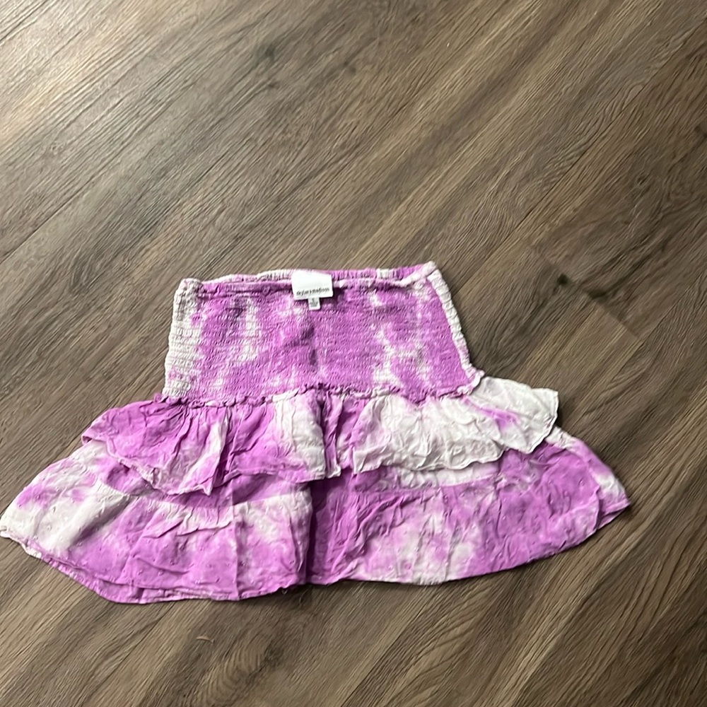 Swim suit tie die cover up bottoms